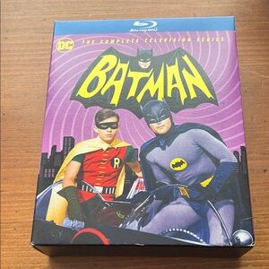 DC Batman Series Blu-ray Box Set - Purple and Yellow